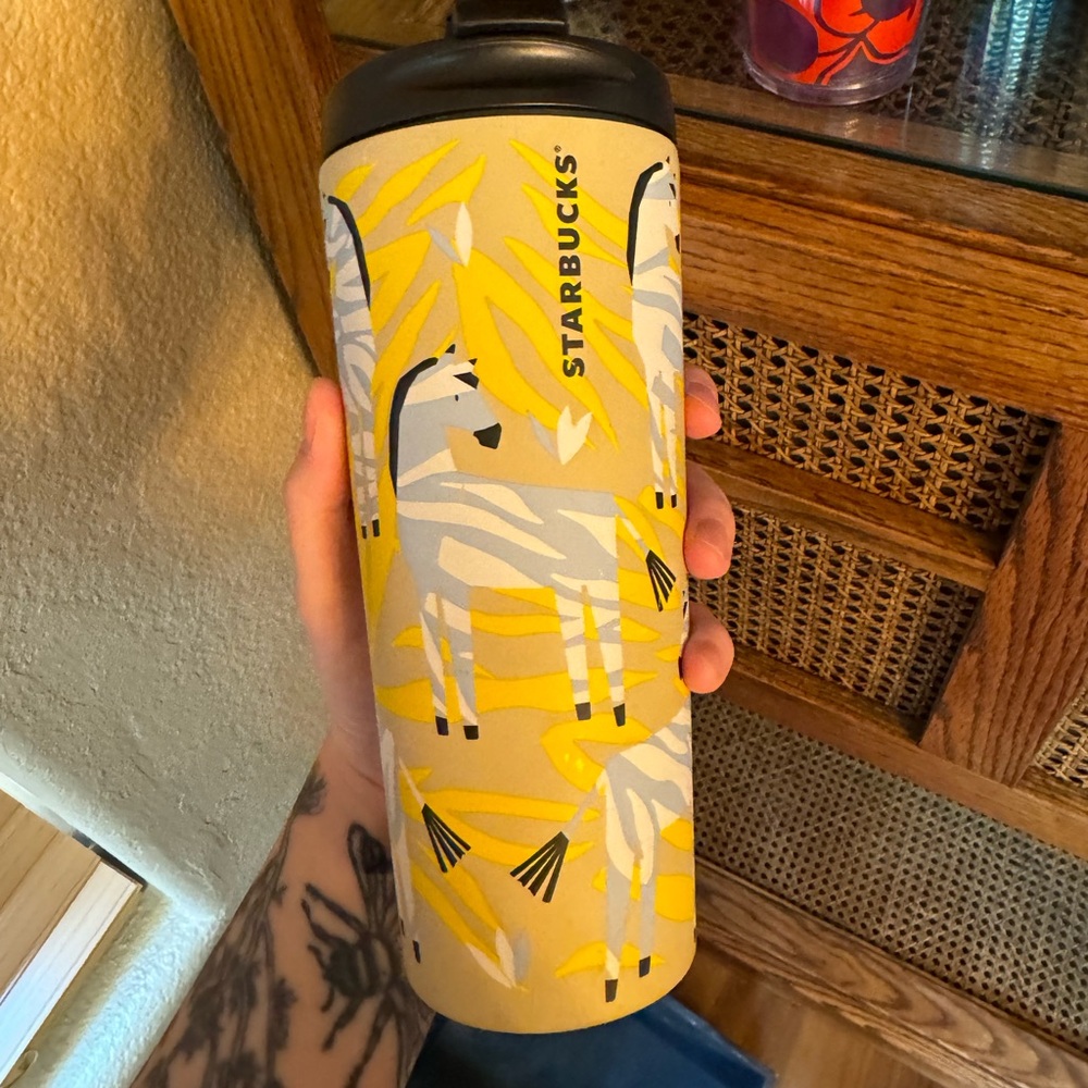 Zebra Starbucks hot cup
